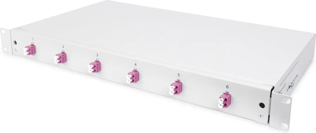 Digitus DN-96330-4 Glasvezelpatchpaneel 6 poorten LC - Grijs - afbeelding 5 van 6