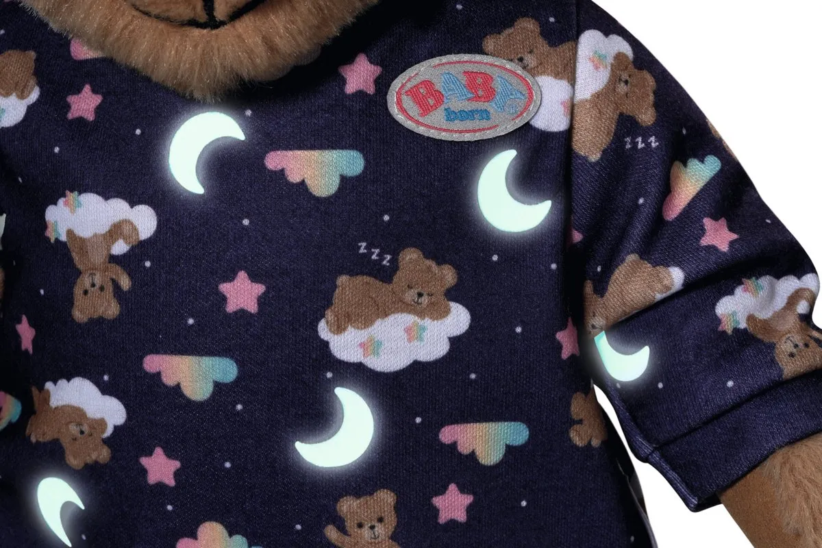 Baby Born Teddy Pyjamapak Glow-in-the-Dark 43cm - Multicolor