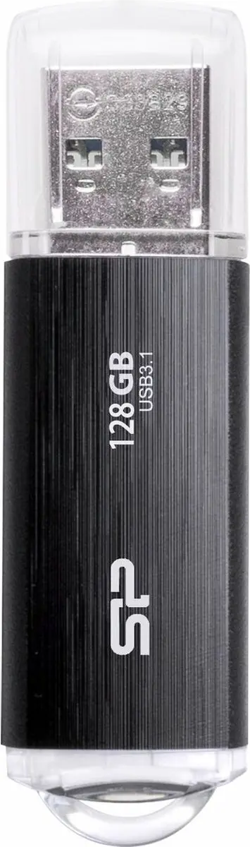 Silicon Power Blaze B02 USB Stick 128GB - Zwart