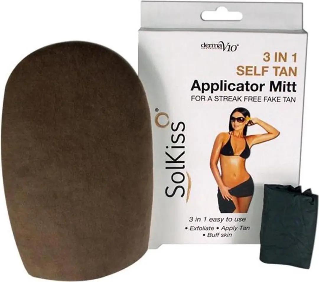 Derma V10 Solaris Solkiss 3-in-1 Applicatorhandschoen