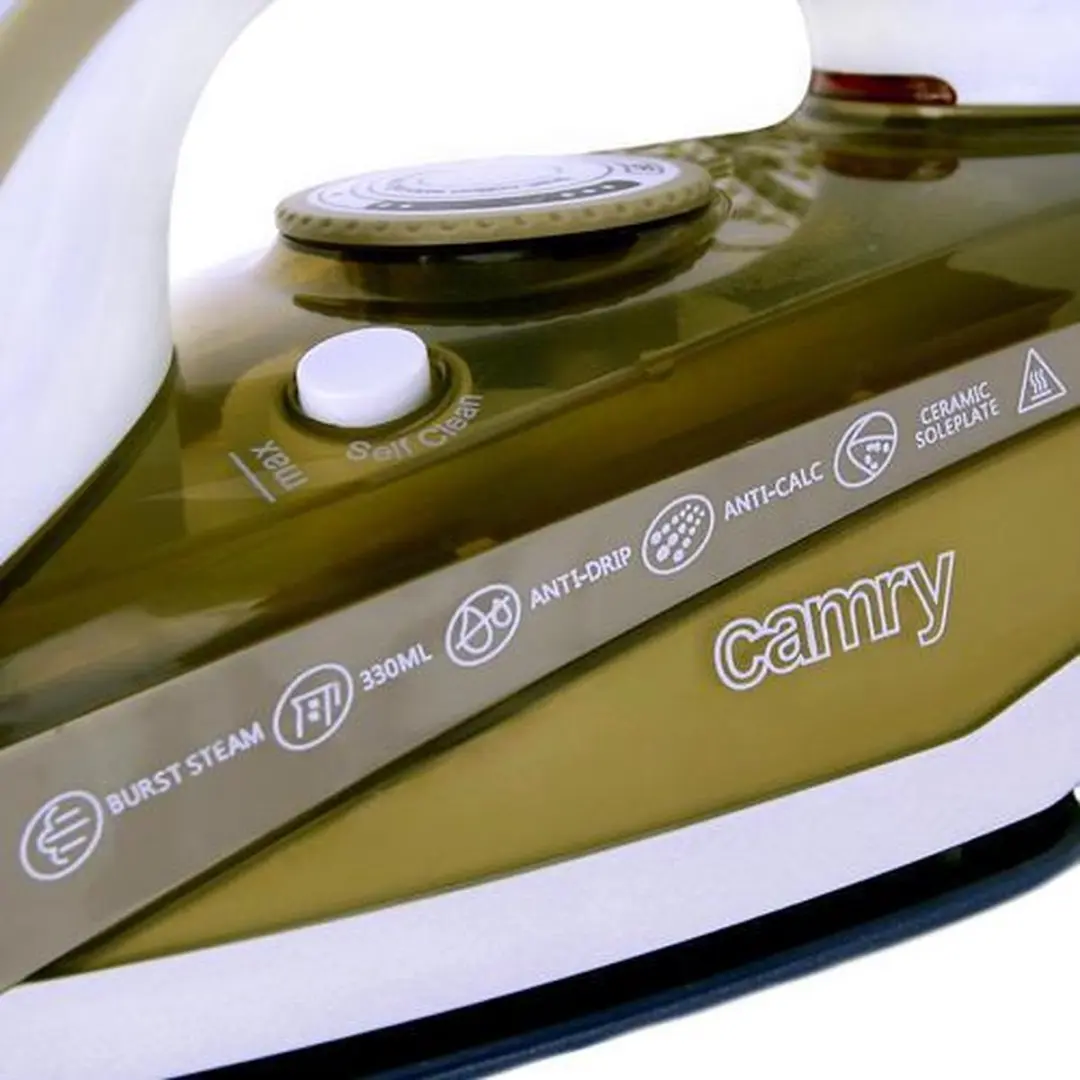 Camry Adler AD 5018 Stoomstrijkijzer 3000W - Goudkleurig - afbeelding 3 van 6