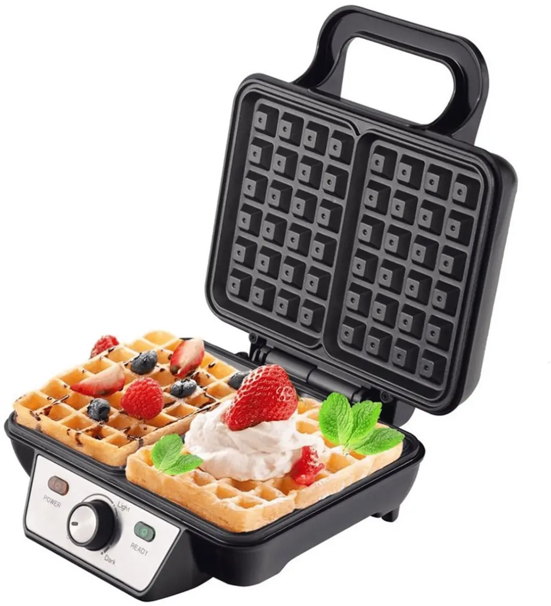 Camry CR 3046 Wafelmaker 1600W - Zwart - afbeelding 6 van 6