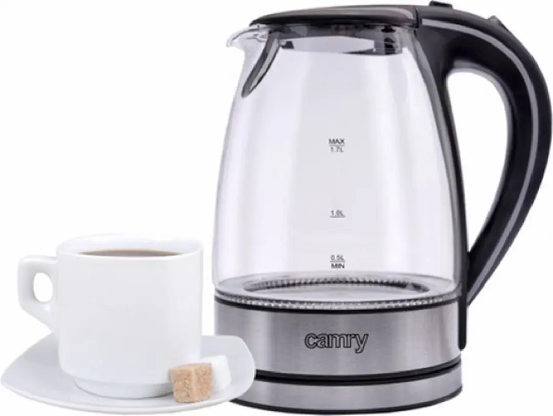 Camry CR 1290 Waterkoker 2200W - 2L - Zwart - afbeelding 4 van 6
