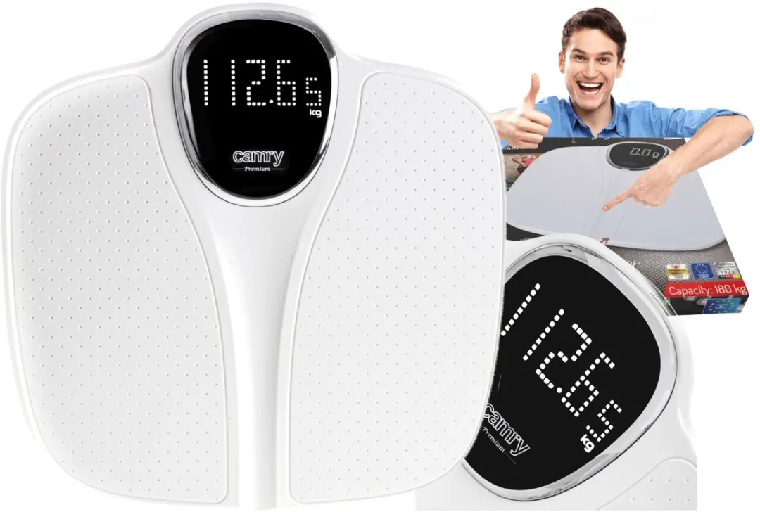 Camry CR 8171 Personenweegschaal - 180kg Wit - afbeelding 6 van 6