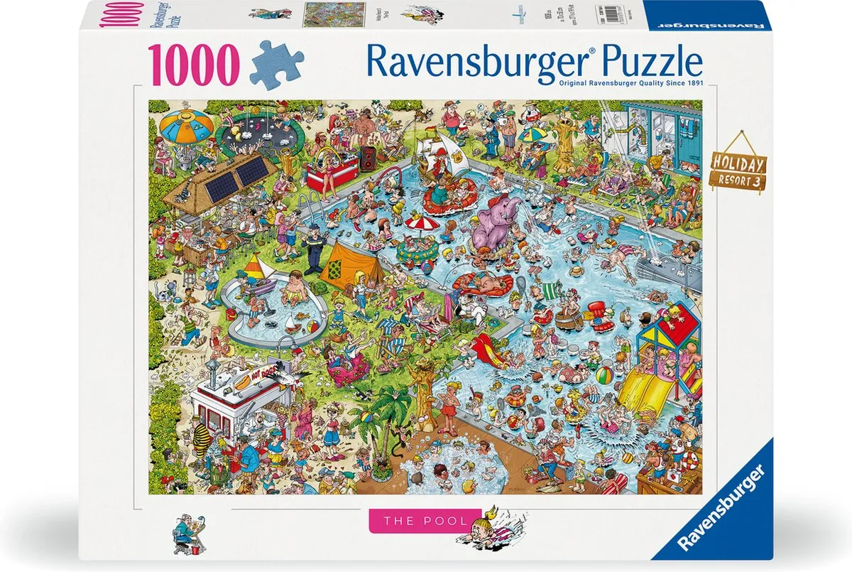 Ravensburger Ray's Comic Series Holiday Resort 3 Legpuzzel 1000 Stuks - Meerkleurig
