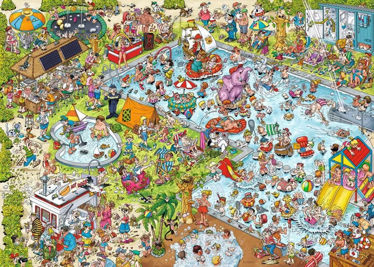 Ravensburger Ray's Comic Series Holiday Resort 3 Legpuzzel 1000 Stuks - Meerkleurig