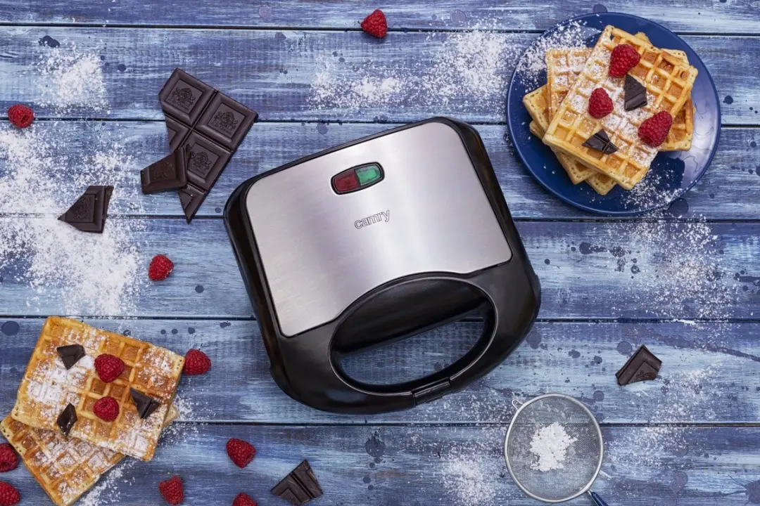 Camry CR 3019 Wafelmaker 700W - 2 Platen - Wit - afbeelding 2 van 6