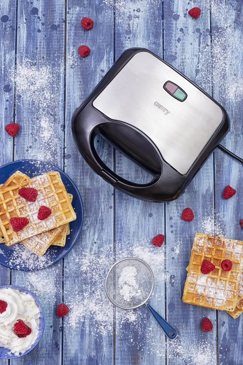 Camry CR 3019 Wafelmaker 700W - 2 Platen - Wit - afbeelding 3 van 6
