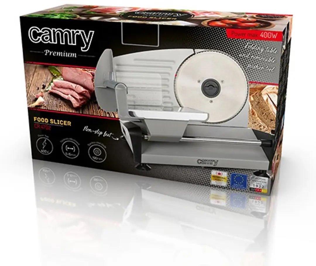 Camry CR4702 Snijmachine - 400W - Zilver - afbeelding 3 van 6