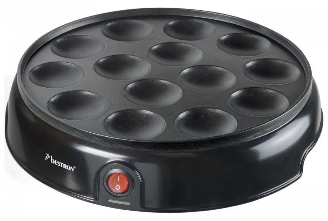 Bestron Poffertjespan APFM700Z - 800W - Zwart - afbeelding 5 van 6