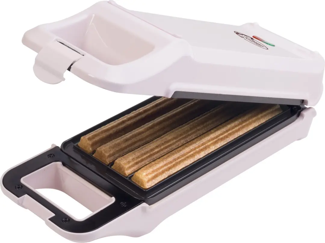 Bestron Churros maker, wafelijzer voor 4 churros, met indicatielampje & antiaanb