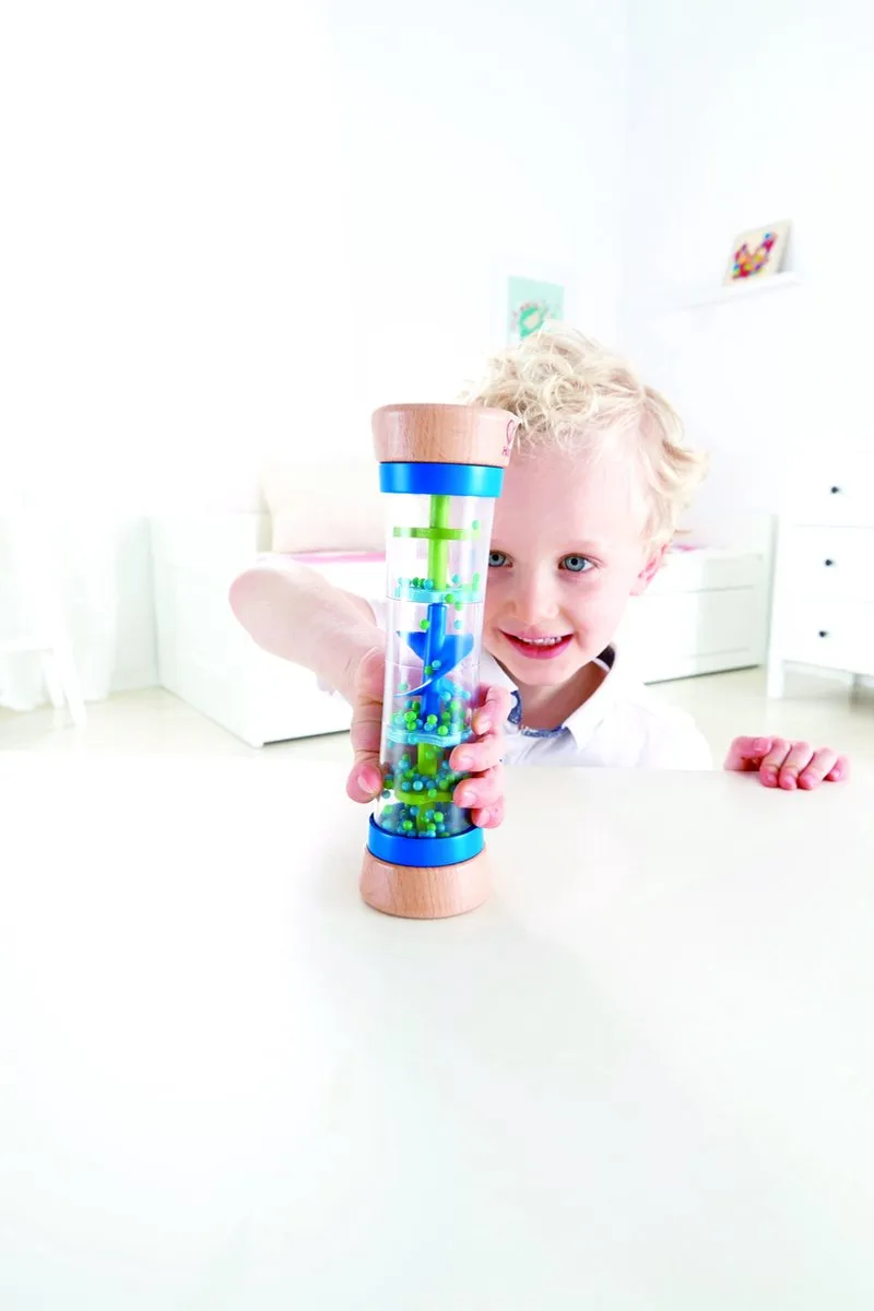 Hape Regenmaker met kralen - Blauw