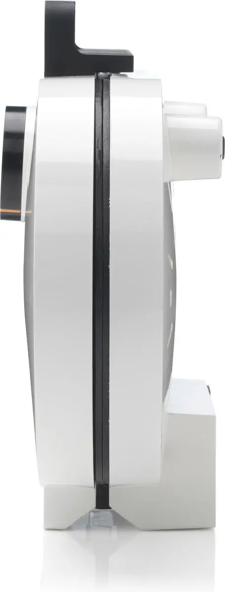 Trebs Wafelijzer 13120 - Dubbel Hartvormig - 1200W - Wit