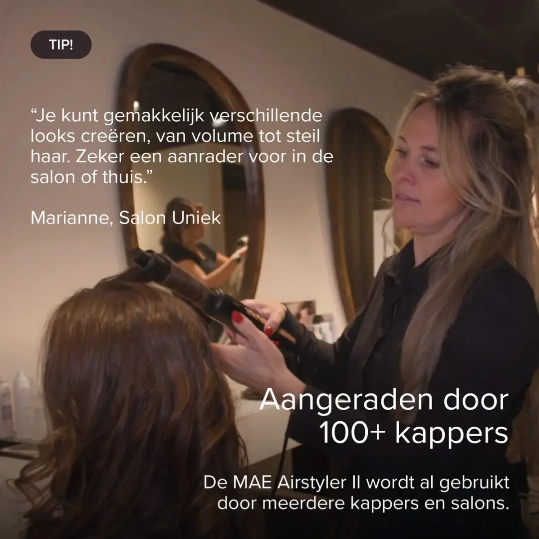 MAE Airstyler II HAB08 Haarstyler 1300W - 30mm - 6 standen