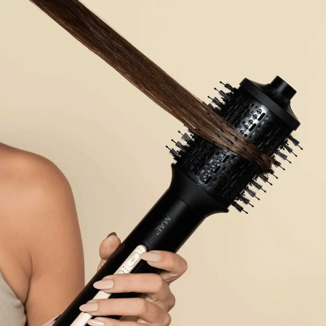 MAE Grote Volume Borstel Airstyler II/Pro II - Zwart
