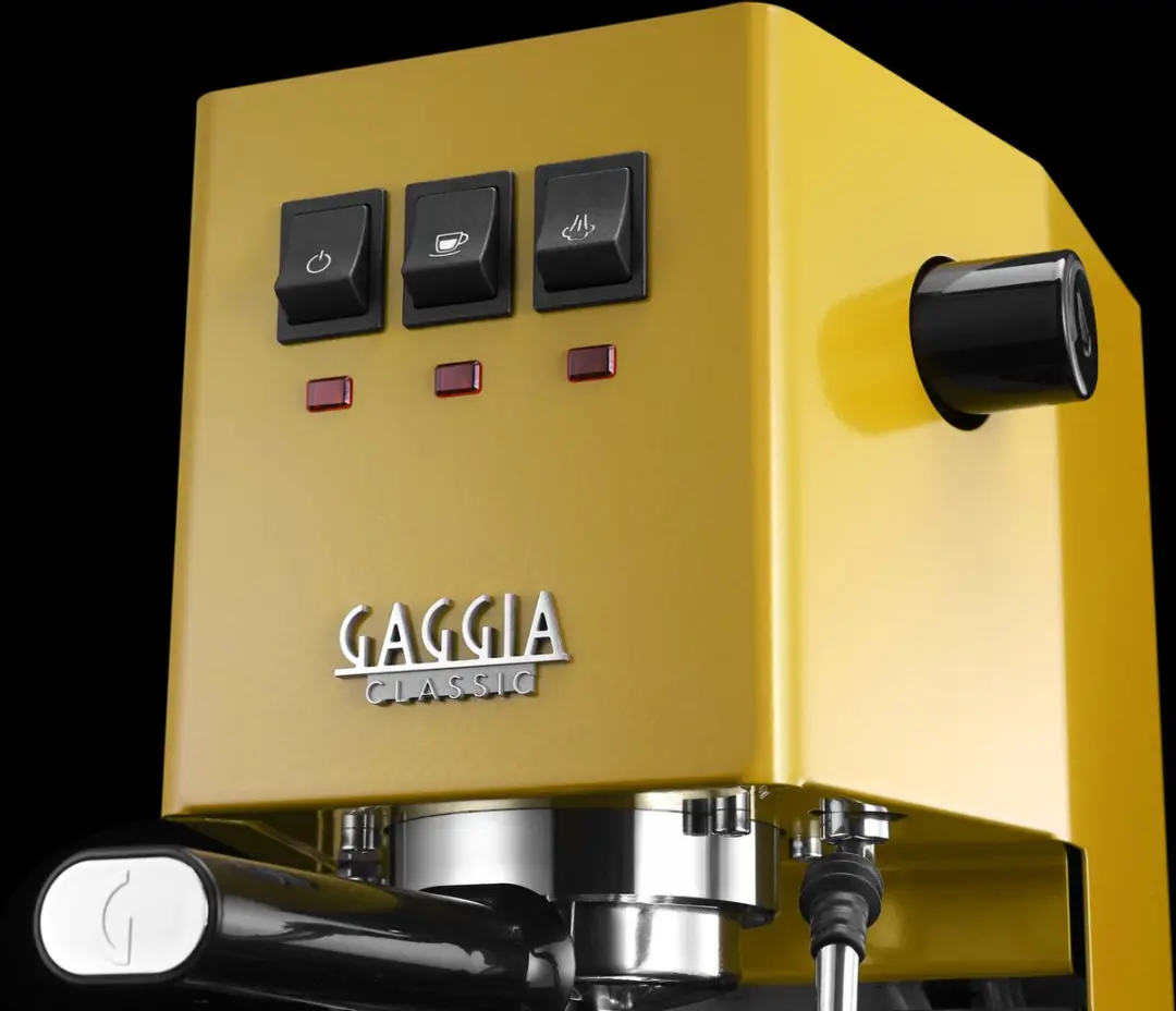 Gaggia Classic Pro Evo 2023 Pistonmachine - Geel