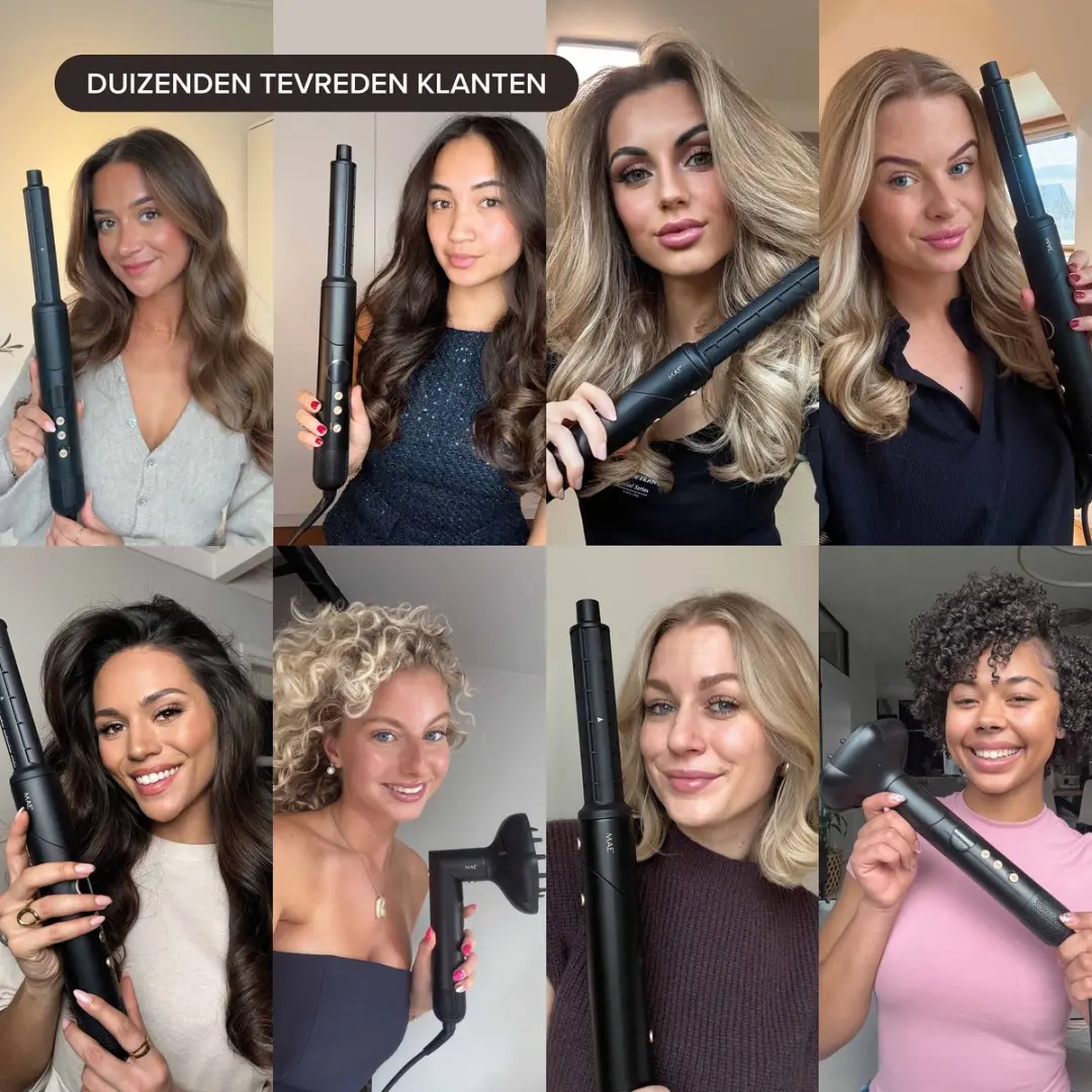 MAE Airstyler PRO II MAPII Multistyler 1400W - Zwart