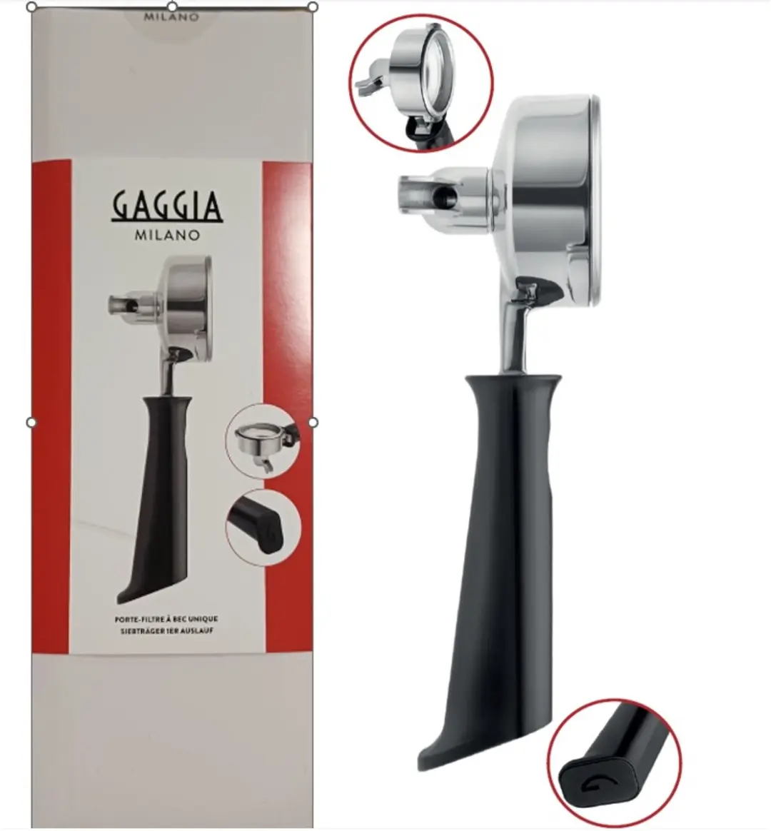 Gaggia Enkel uitloop Piston Filterhouder