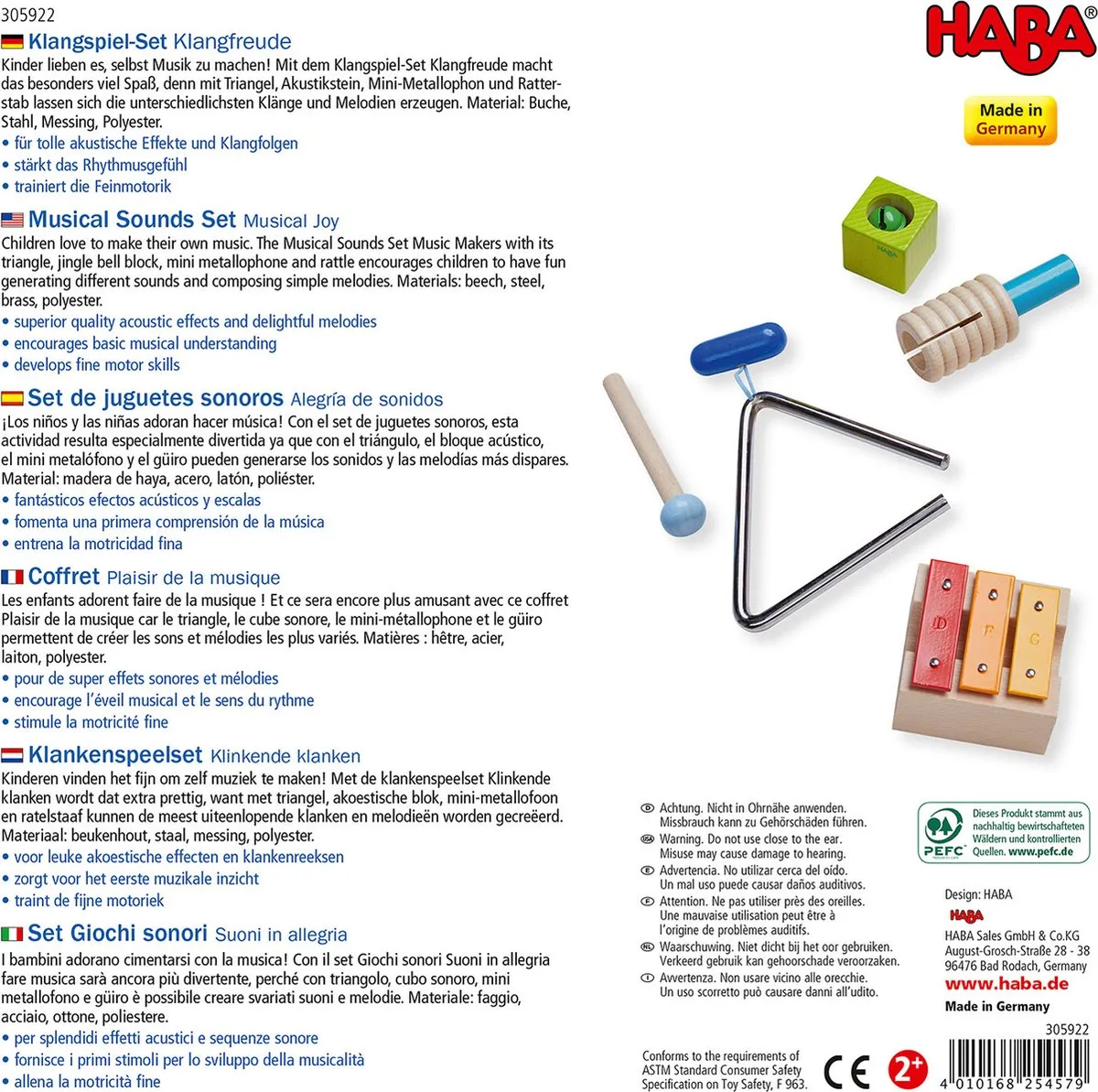 Haba Klankenspeelset - Multicolor