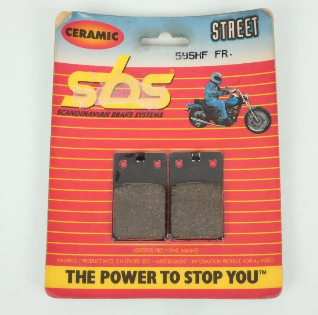 Plaquette de frein SBS pour moto Aprilia 50 Red rose 1987 à 1989 AV / 595HF Neu