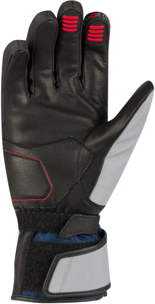 Bering Siberia Handschoenen - 4-seizoenen - Maat 8 - Grijs/Blauw/Rood