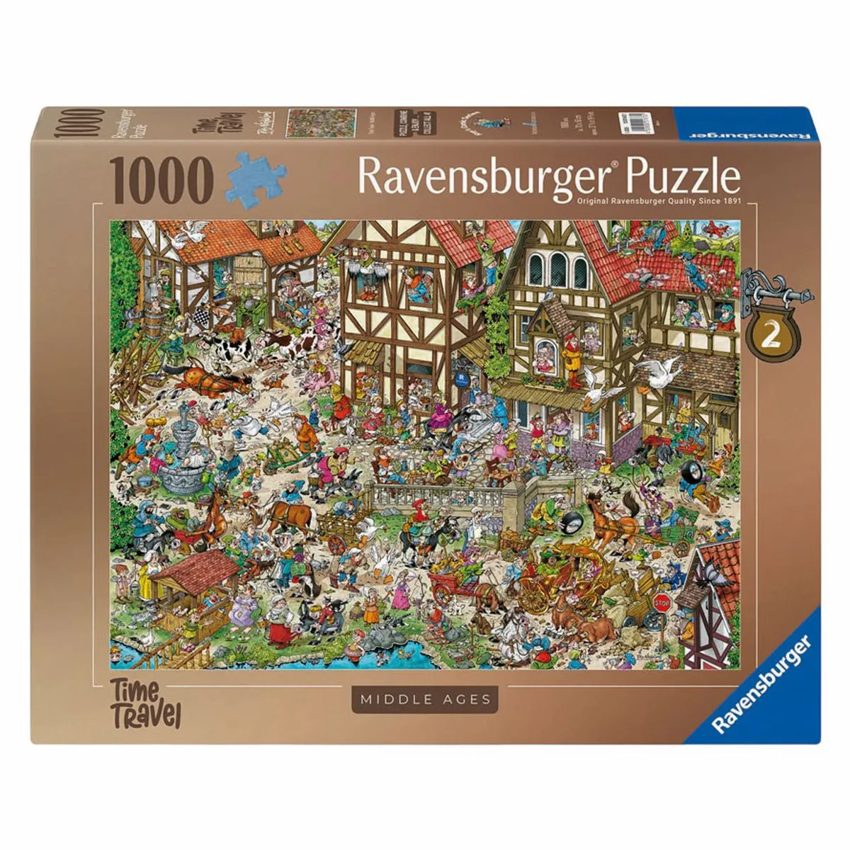 Ravensburger Ray's Comic Series Time Travel 2 Legpuzzel 1000 Stuks