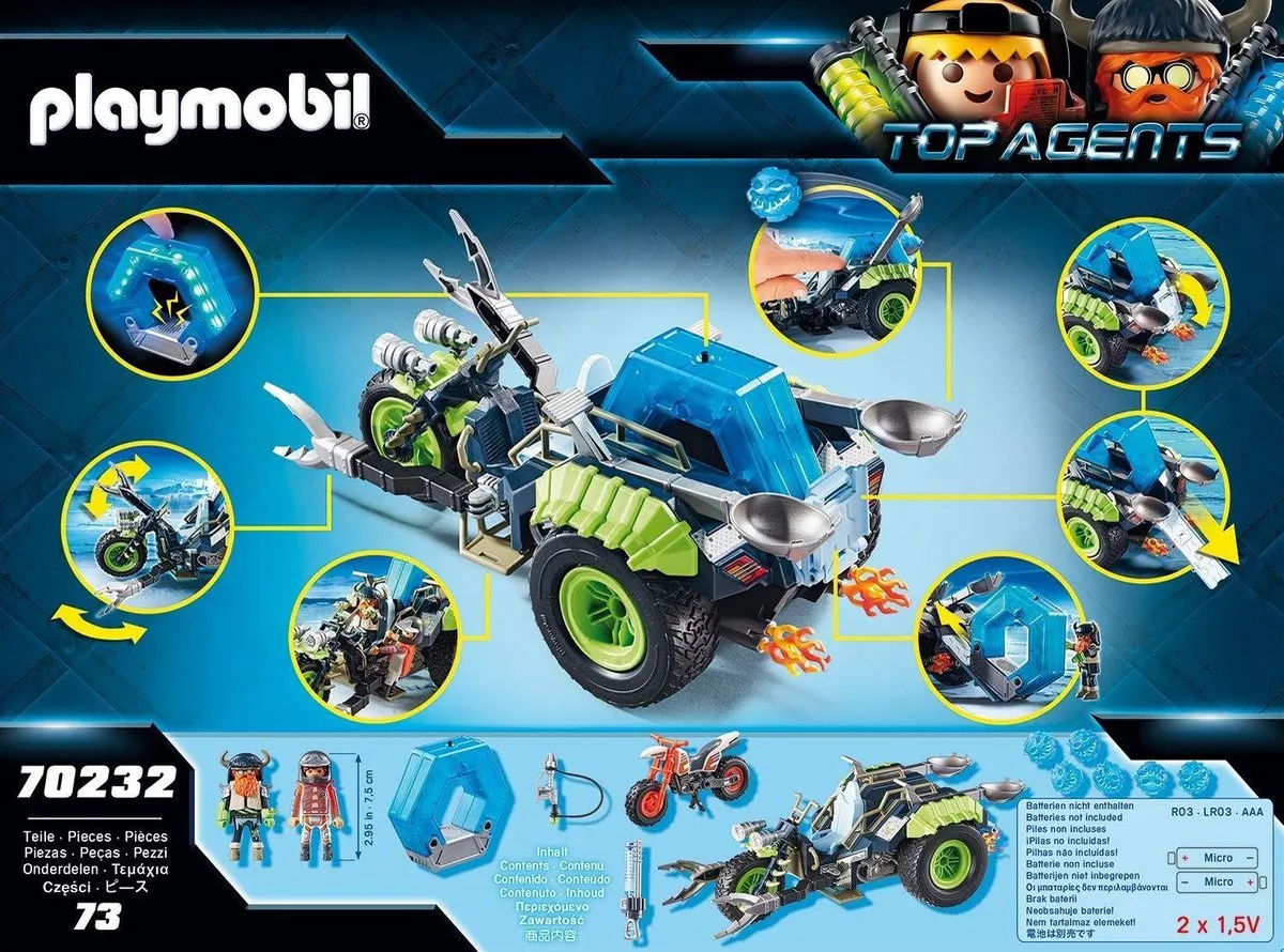Playmobil Top Agents Arctic Rebels Sneeuwtrike 70232 - Multicolor - afbeelding 6 van 6