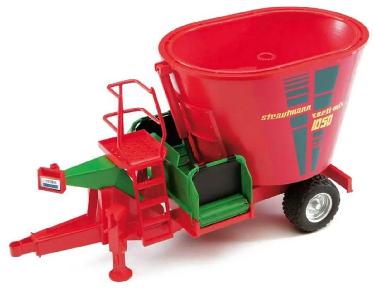 Bruder Strautmann Voermengwagen 02127 - Rood