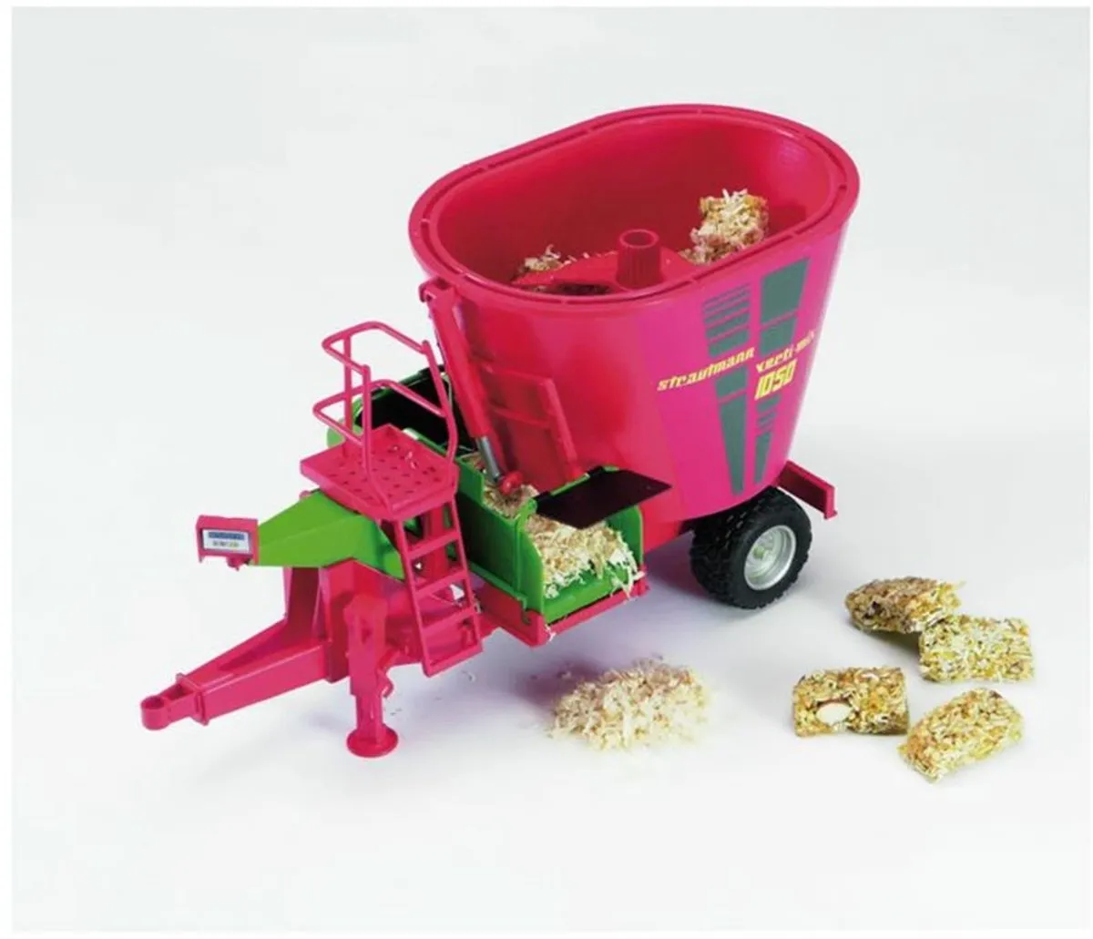 Bruder Strautmann Voermengwagen 02127 - Rood