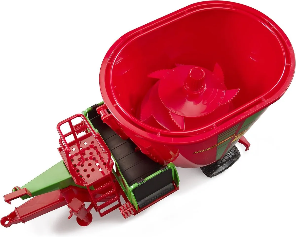 Bruder Strautmann Voermengwagen 02127 - Rood