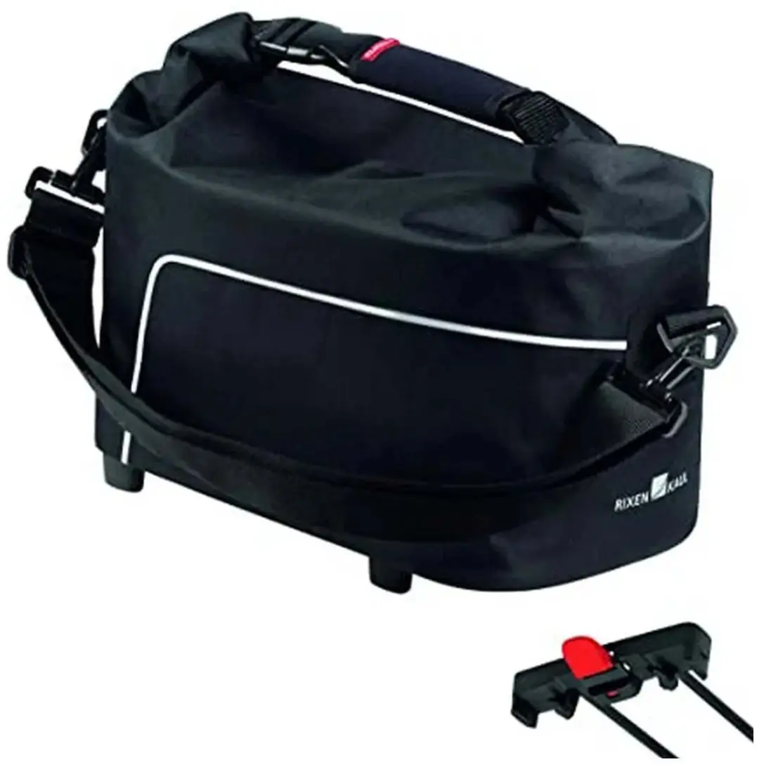 KLICKfix Dragertas Rackpack Waterdicht 10L - Zwart - afbeelding 2 van 6