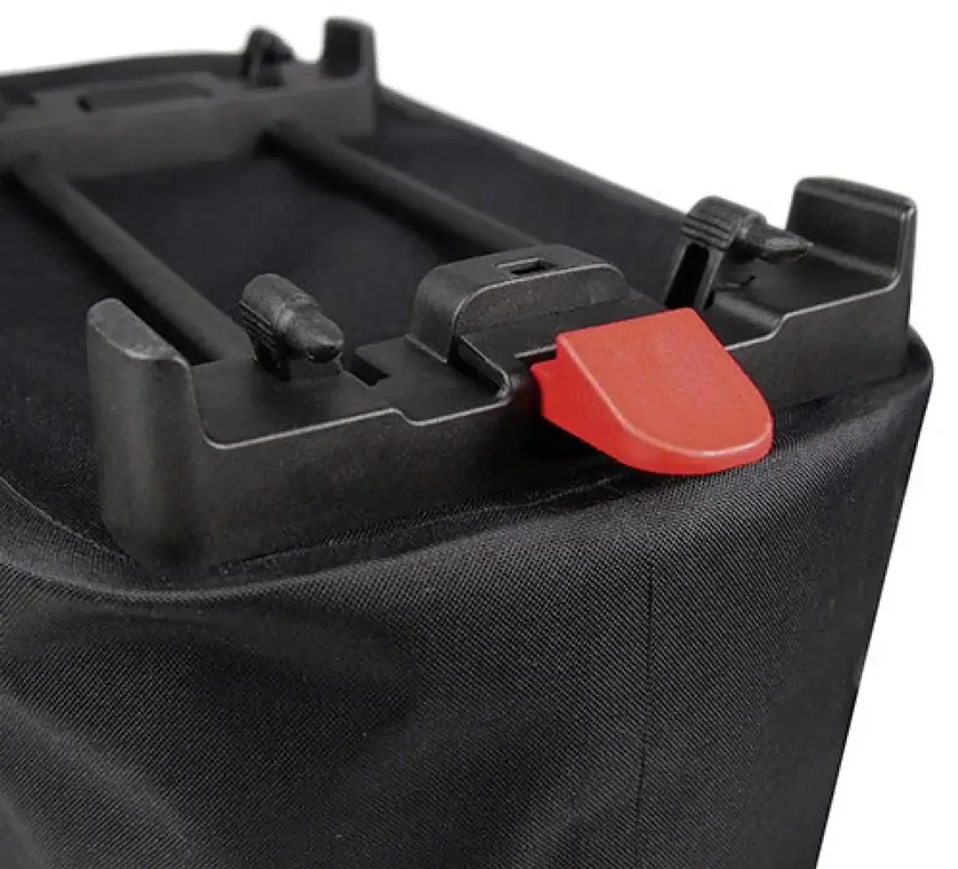 KLICKfix Dragertas Rackpack Waterdicht 10L - Zwart - afbeelding 4 van 6