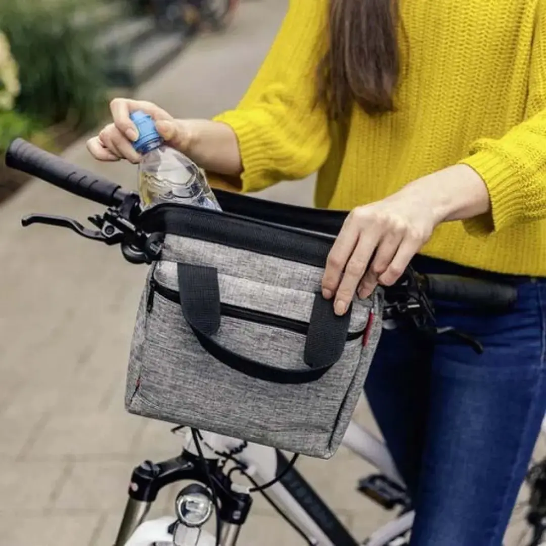 KLICKfix Roomy Stuurtas - 4L - Zilver - afbeelding 4 van 4