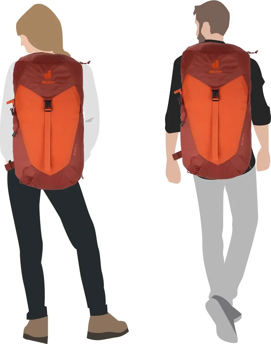 Deuter AC Lite Backpack 16 Rugzak - 16L - Paprika/Redwood