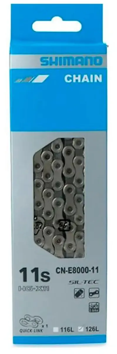 Shimano CN-E8000 Ketting 11-Speed - 116 Schakels - Zilver/Chroom - afbeelding 6 van 6