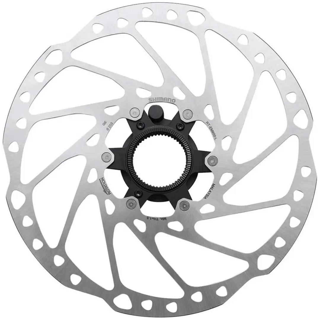 Shimano Remschijf RT-EM600 180mm Center-Lock - RVS