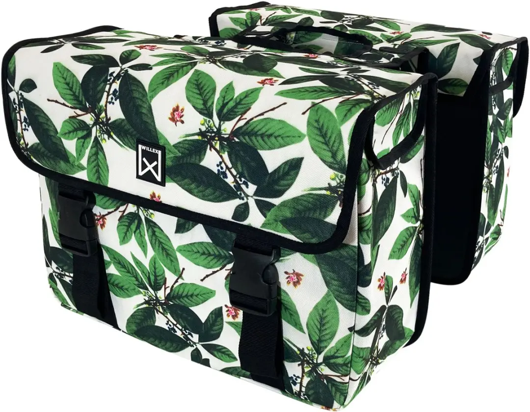 Willex Metropolis Dubbele Tas Green Leaves - 34L - afbeelding 6 van 6