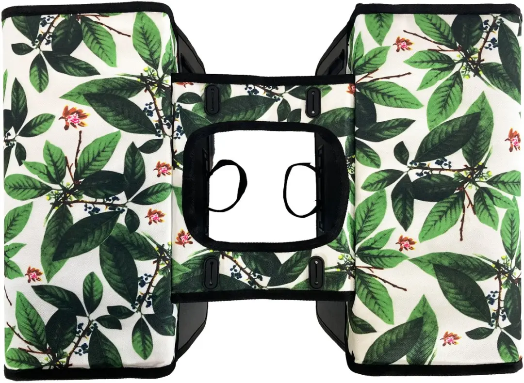 Willex Metropolis Dubbele Tas Green Leaves - 34L
