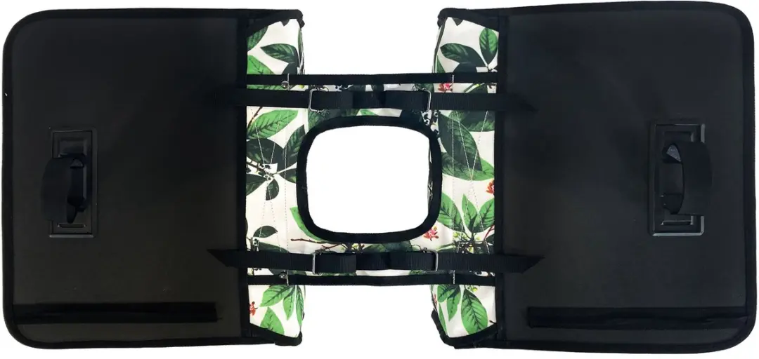 Willex Metropolis Dubbele Tas Green Leaves - 34L