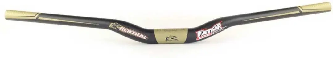 Renthal Fatbar Lite V2 Carbon Rise 30 Mm Stuur Goud 31.8 mm / 760 mm