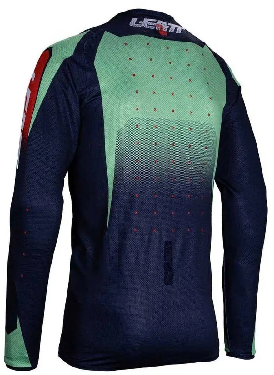 Leatt Moto 4.5 Lite Jersey - Matcha Blauw Groen Rood - XL
