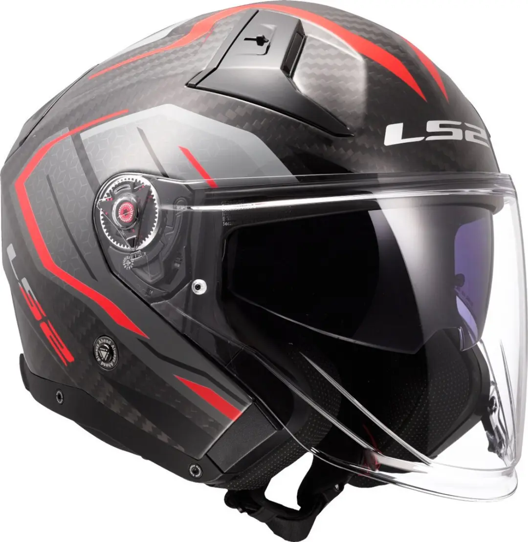 LS2 OF603 Infinity II C Urus Jethelm - S - Rood