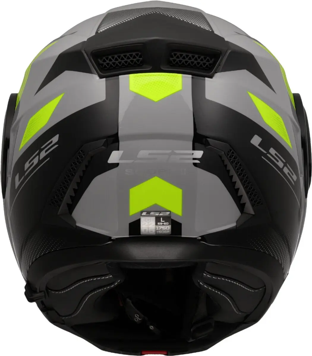 LS2 FF902 Scope II Systeemhelm - Maat L - Grijs/Fluor Geel