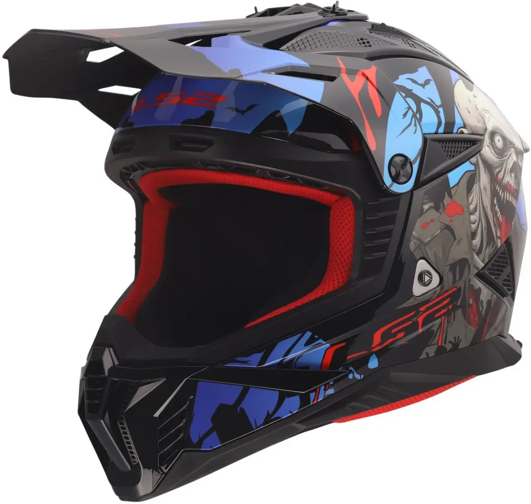 LS2 Fast II Zombie II Helm MX708 - XL - Happy Dreams