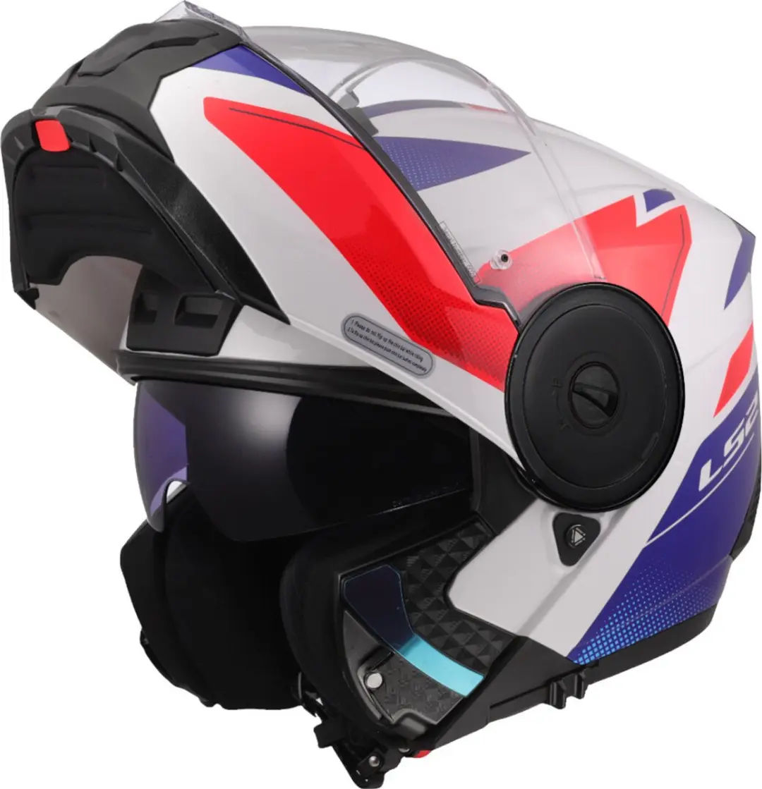 LS2 FF902 Scope II Systeemhelm - L - Blauw/Rood/Wit