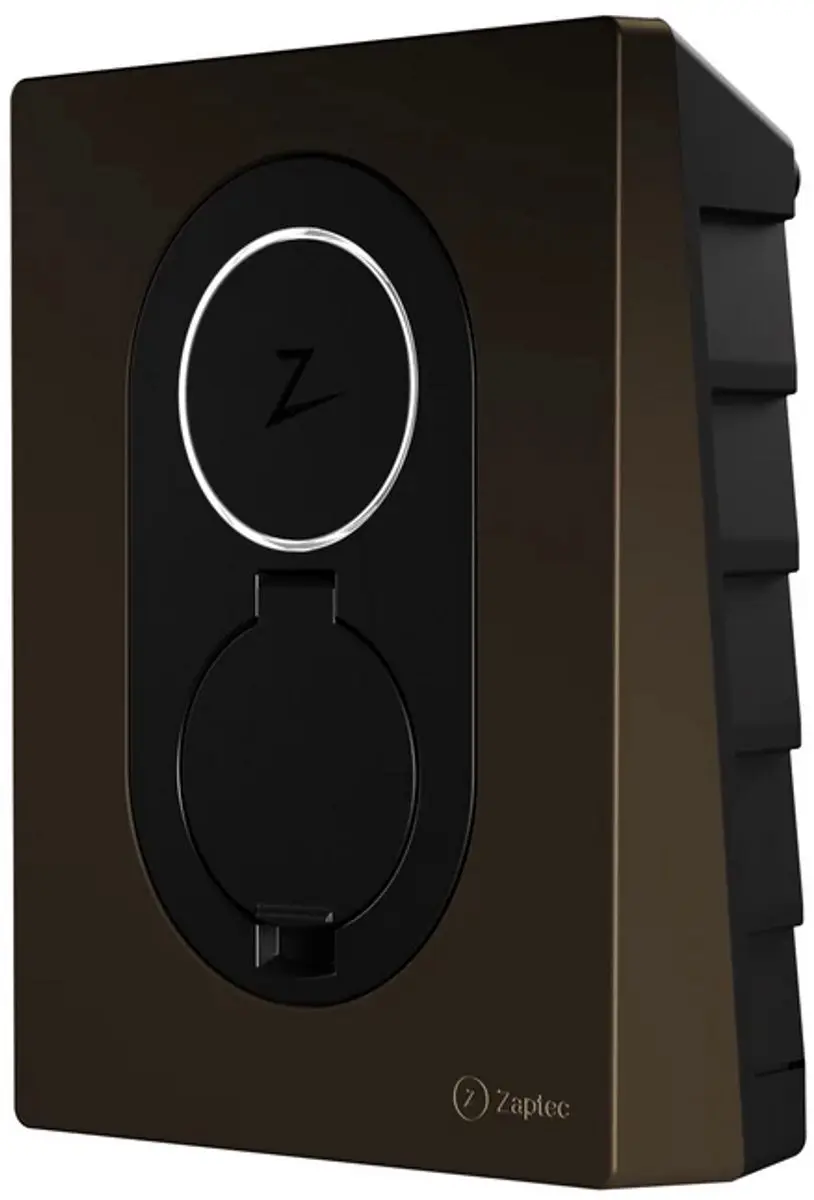 Zaptec Go & Go 2 Voorzijde Kap - Wood Brown