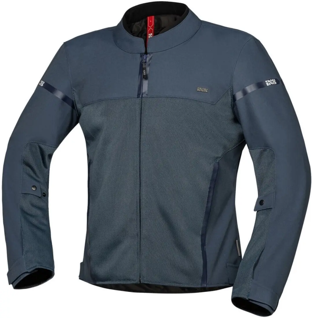IXS Oxy-Air Mesh Blauw Textiele Motorjas