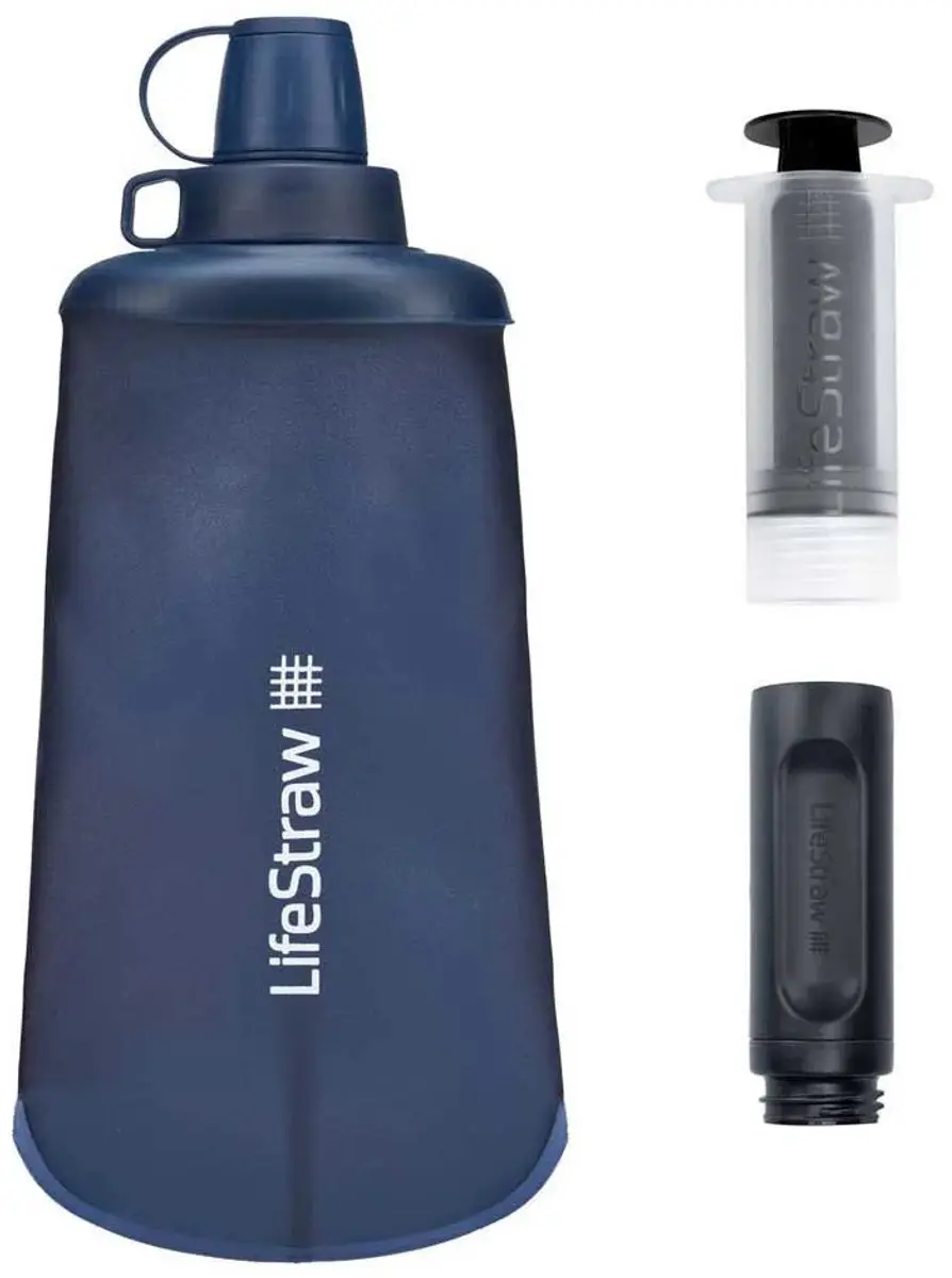 LifeStraw Peak Series 650ml Drinkfles - Blauw - afbeelding 3 van 6