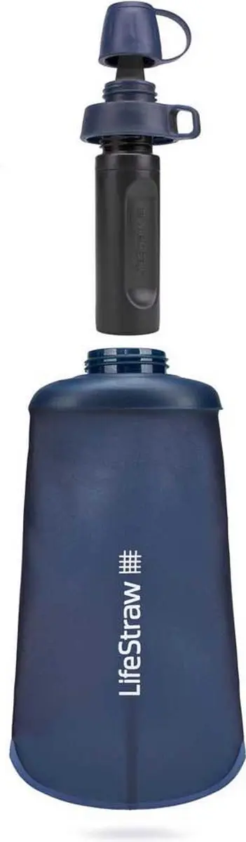 LifeStraw Peak Series 650ml Drinkfles - Blauw - afbeelding 5 van 6