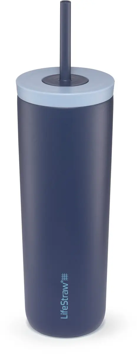 LifeStraw Go Tumbler 500ml RVS - Donkerblauw - afbeelding 6 van 6